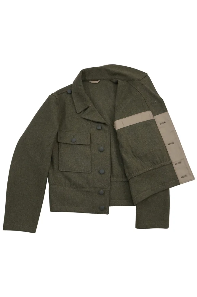   Elite German M1945 EM Brown Wool Tunic Feldbluse German-Uniform