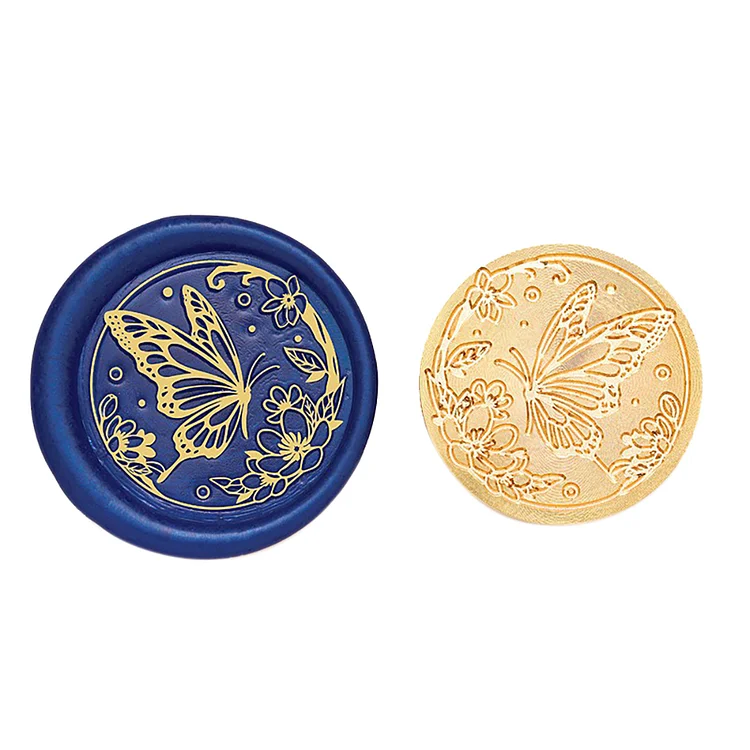 Diy Fire Lacquer Round Sealing Wax Stamp Head gbfke