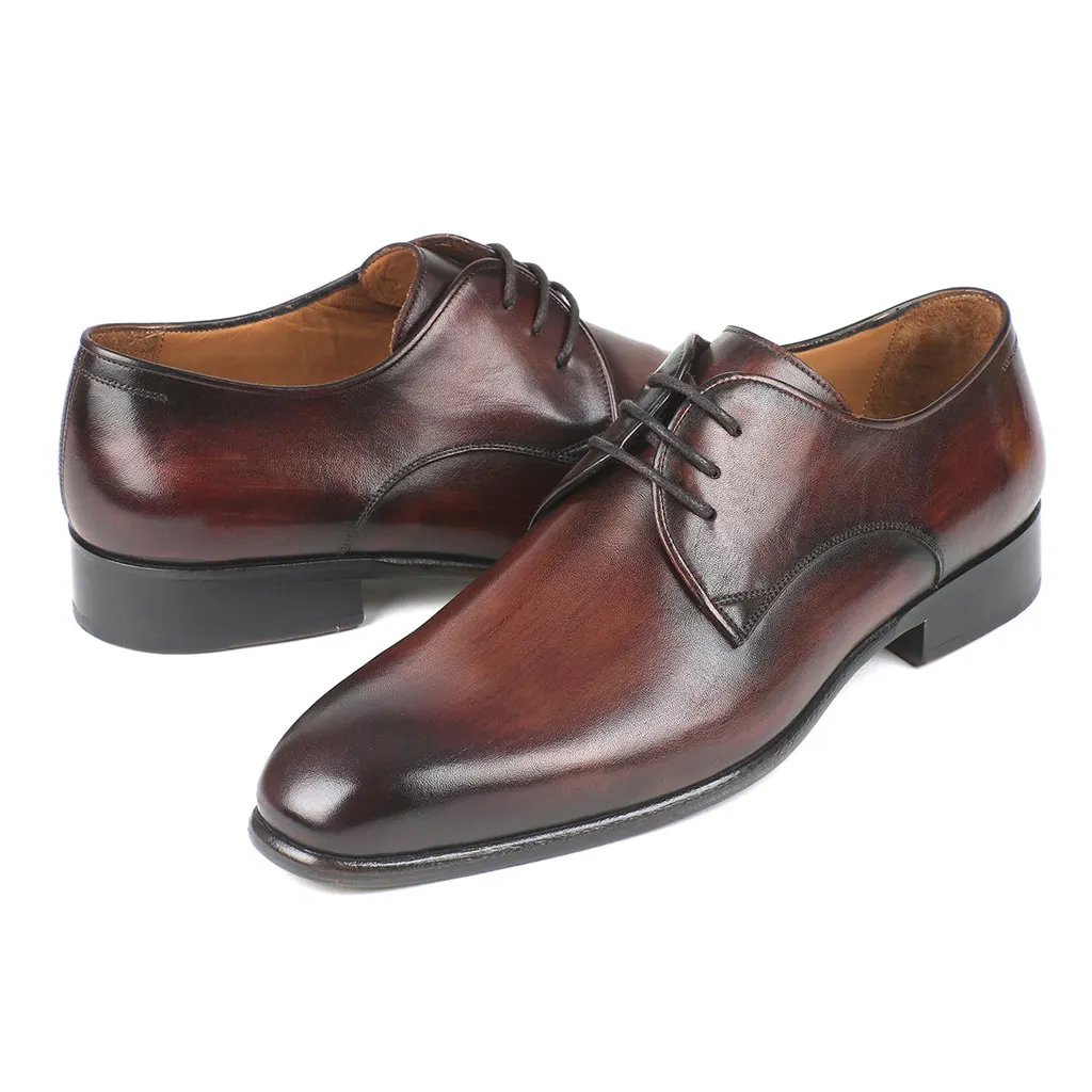 Gentlemen's Classic Oxford Shoes Lace Up Formal Dark Brown Business Lather Shoes