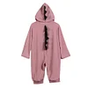 Infant Baby Boy Girl Romper Hooded Romper Jumpsuit Cute Outfits - honeylives
