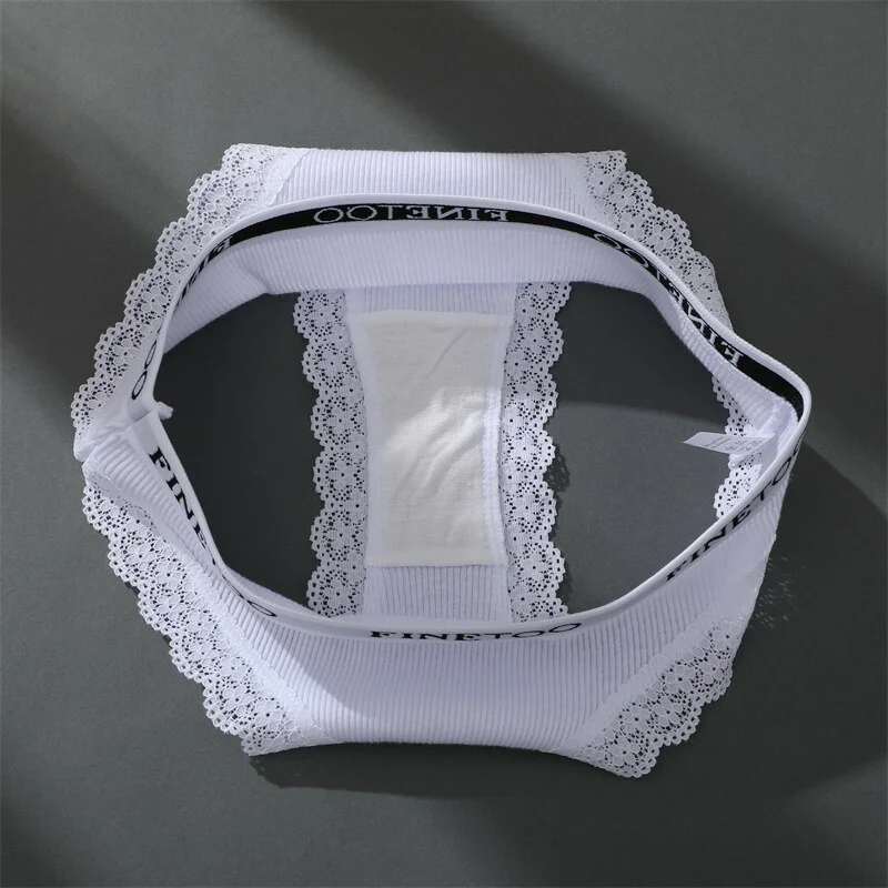 Billionm Women Lace Panties Women's Sexy Cotton Underwear FINETOO Solid Color Brazilian Pants Female Breathbale Intimates Lingerie