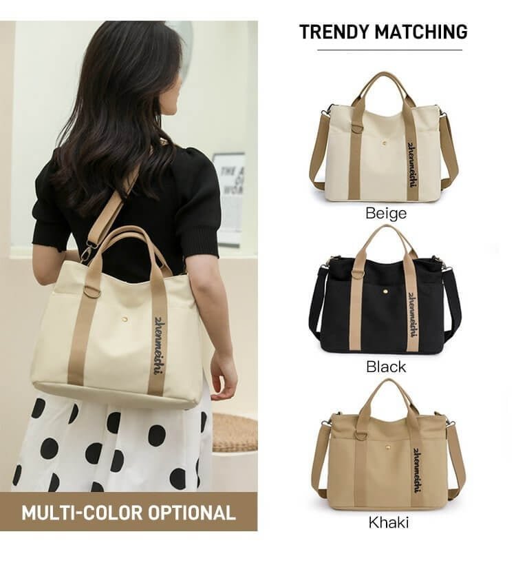 🔥🔥New product promotion-Large-capacity stylish canvas bag