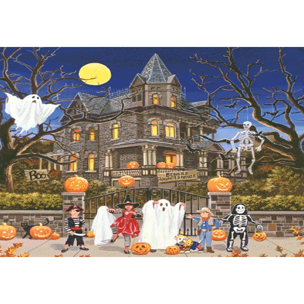 

Halloween - Round Drill Diamond Painting - 40*30CM, 501 Original