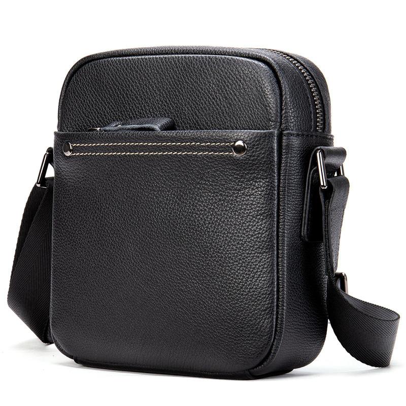 Simple Style Leather Shoulder Bag Crossbody Bag