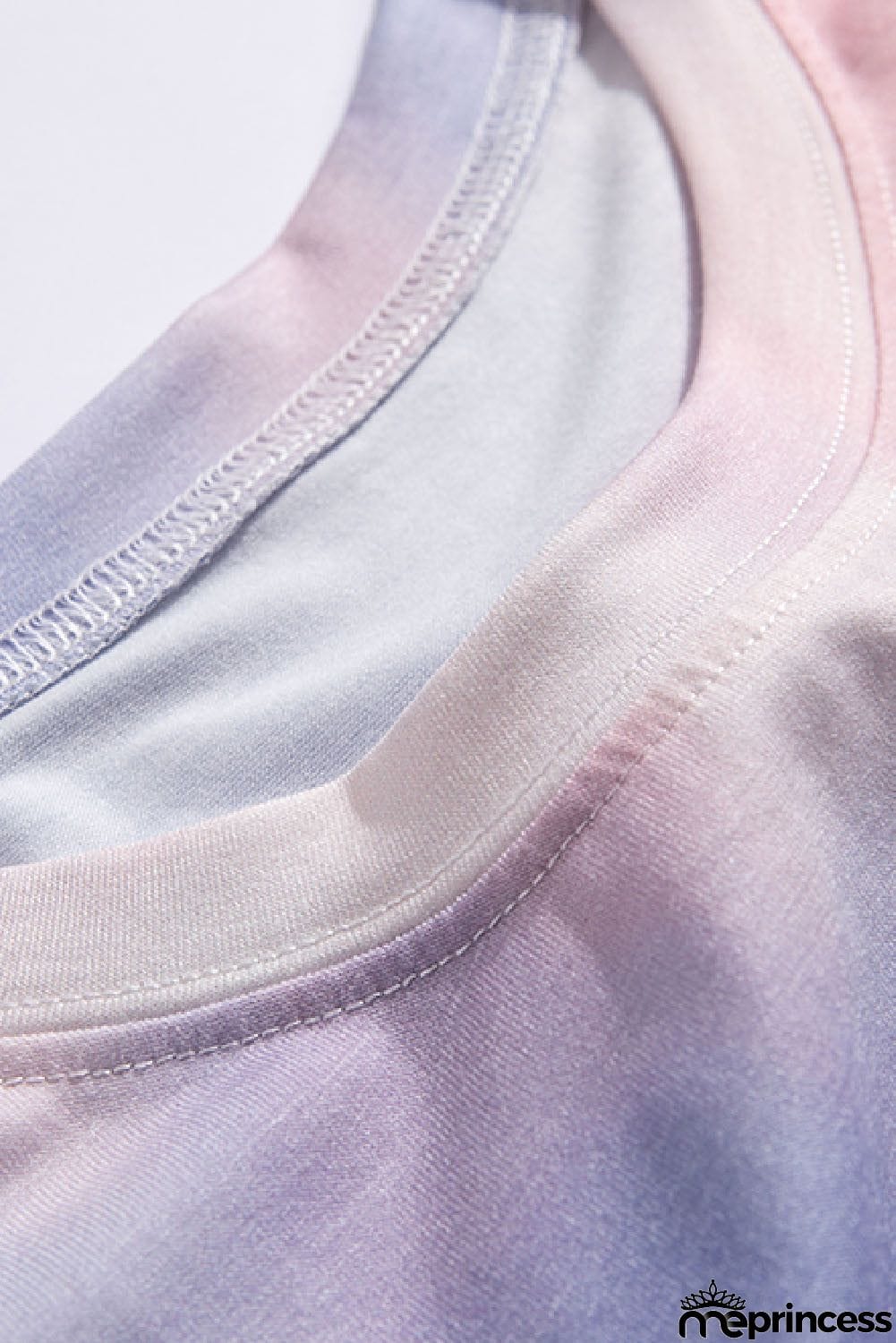 Pink Purple Tie Dye Short Lounge Set