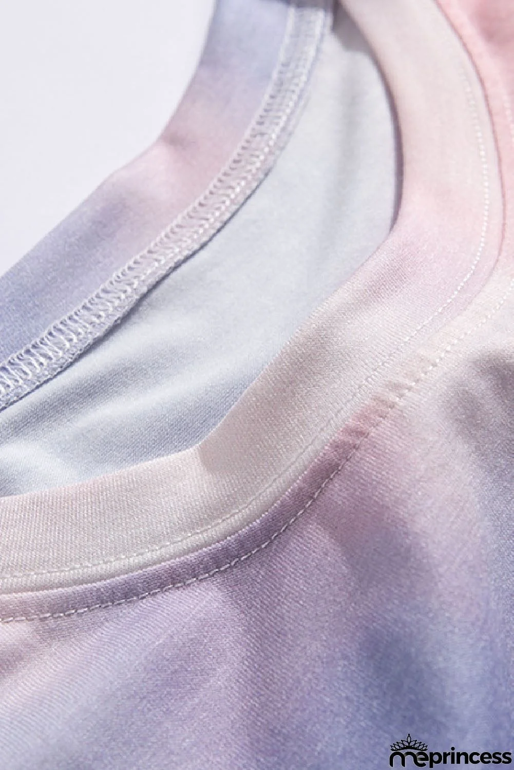 Pink Purple Tie Dye Short Lounge Set