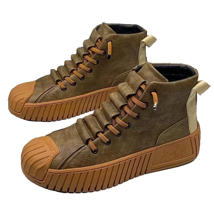 Men Ankle Boots Nonslip Anti-shock Winter Orthopedic Shoes