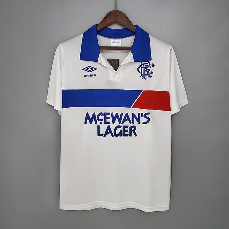 Rrtro 1984-87 Rangers Away Jersey