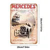 Mercedes - Panneaux en &eacute;tain m&eacute;tallique(20*30cm/30*40cm) - Garage