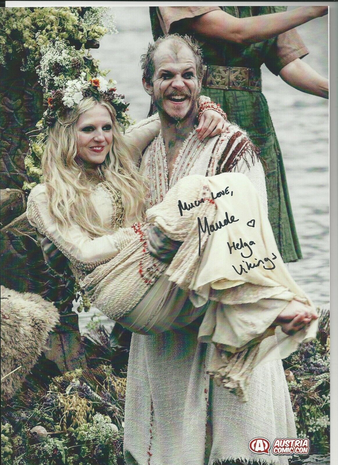 Maude Hirst - Vikings signed Photo Poster painting