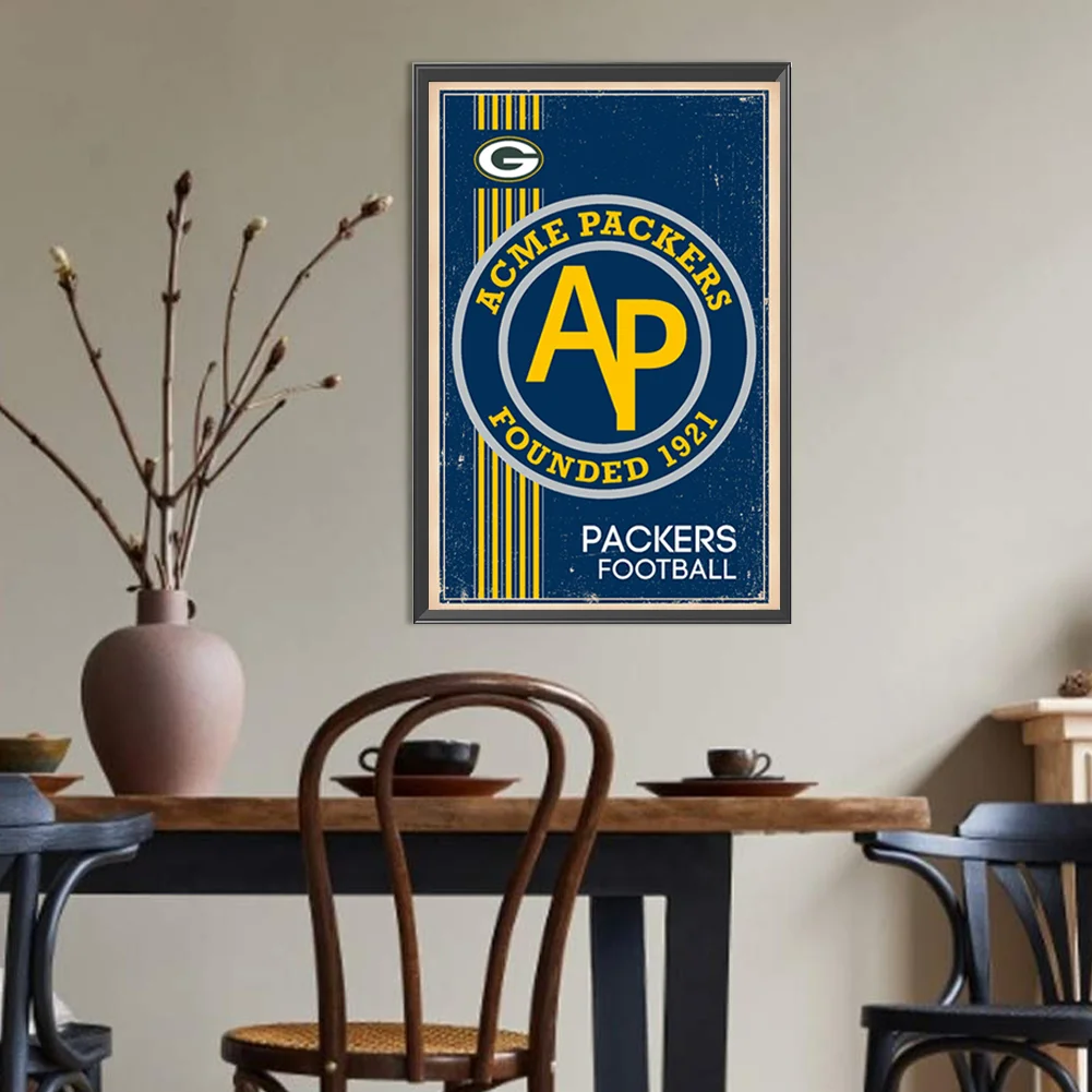 Diamond Painting - Full Round Drill - Green Bay Packers(Canvas|30*45cm)