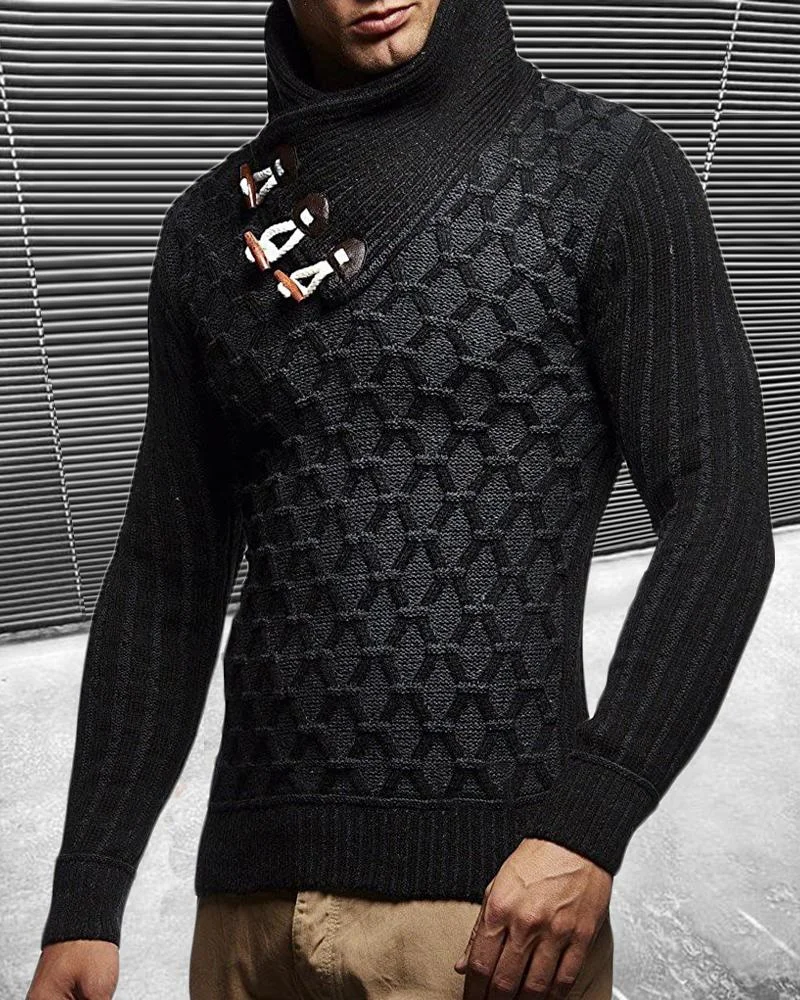 Men's casual warm sweaters-16