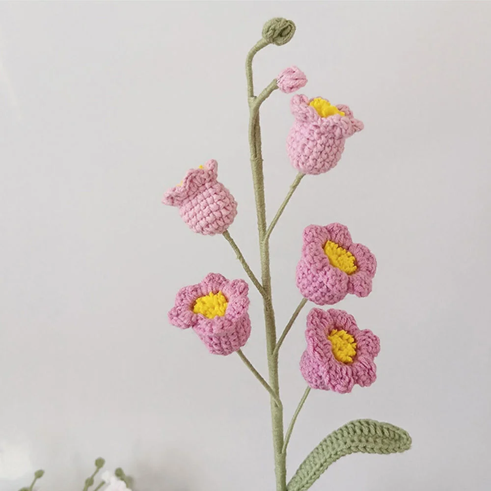 Handwoven Lily of the Valley Bouquet for Bedroom Decor