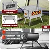 [US Local Warehouse] 2 Pack Shade Sail Poles 10FT Outdoor Sun Shade Poles 2.25in Diameter Heavy Duty Metal Post for Deck Patio Outside Backyard