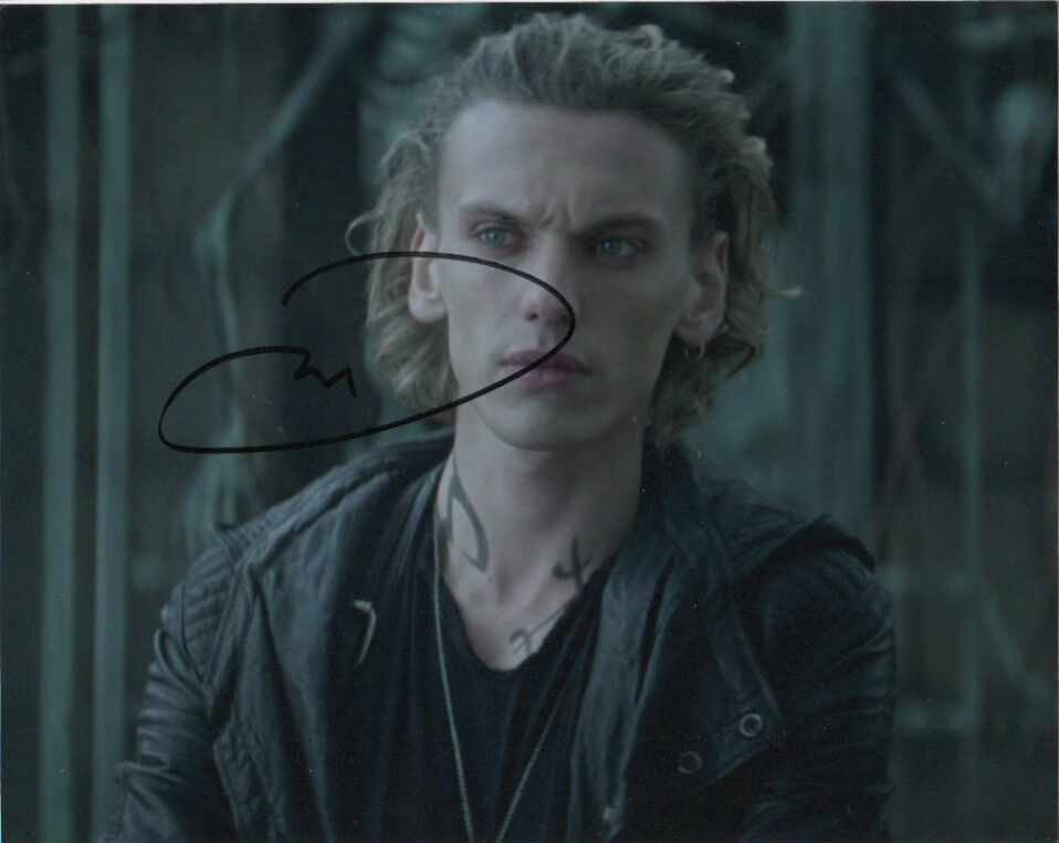 Jamie Campbell Bower Mortal Instruments Autographed Signed 8x10 Photo Poster painting COA