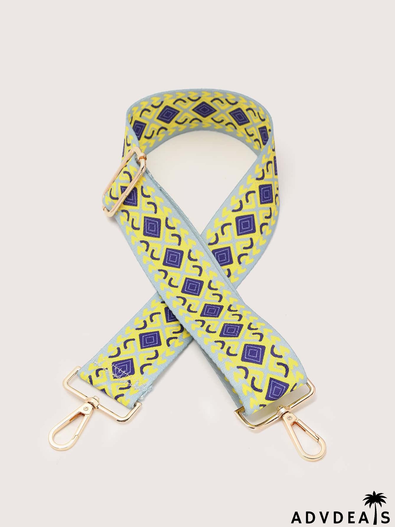 Geometric Pattern Bag Strap