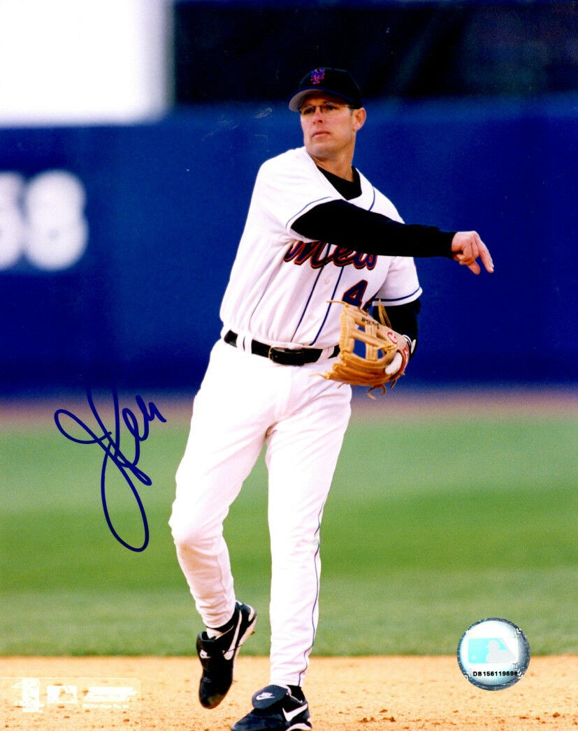 Signed 8x10 JAY BELL NEW YORK METS Autographed Photo Poster painting - COA