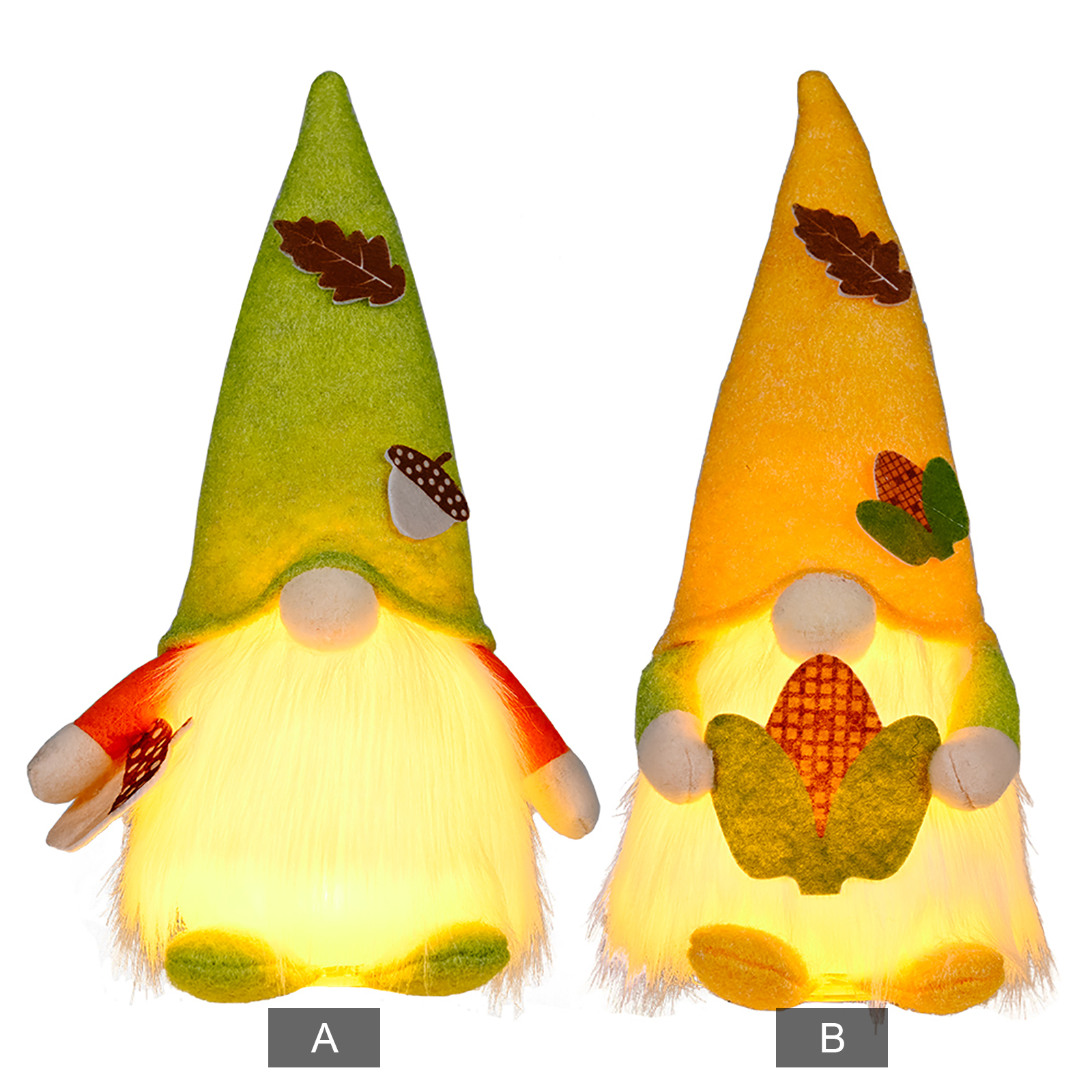 

Gnomes with LED Light Handmade Swedish Tomte Plush Christmas Decorations, 501 Original