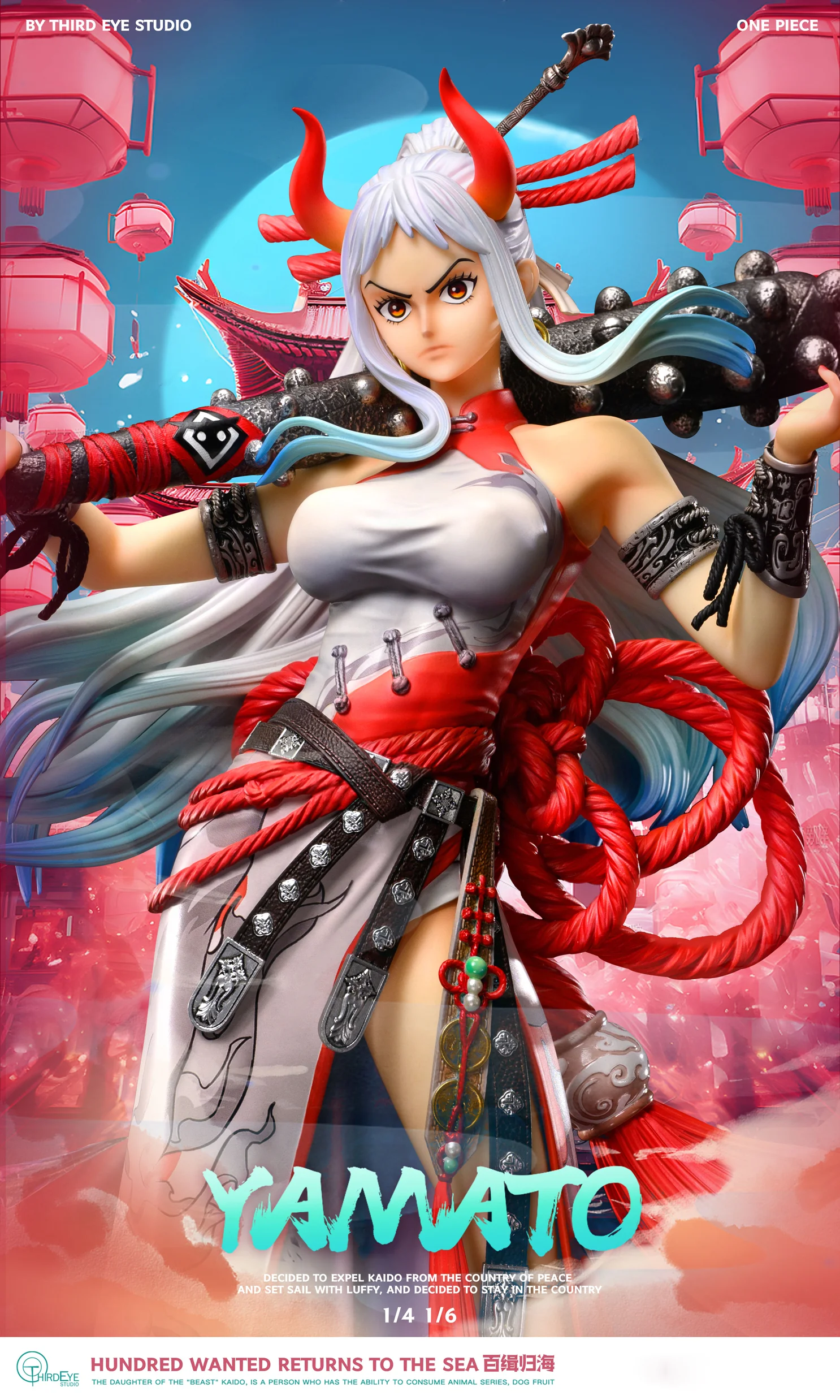 1/6 & 1/4 Scale Minguo Style Yamato - ONE PIECE Resin Statue