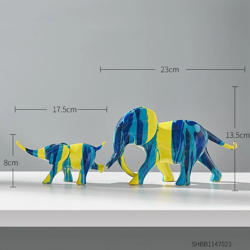 Modern Home Decor Cow Sculpture Animal Model Resin Statues for Decoration Living Room Decoration Accessories Modern Art Gift