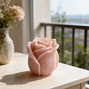 Rose Bud Candle Silicone Mould DIY Flower Aromatherapy Candle Mould Reusable Handmade Soap Silicone Moulds for Valentines Day Wedding Handicraft Souvenir (Valentine Day A)