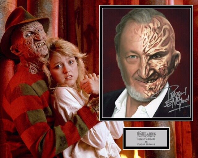 ROBERT ENGLUND SIGNED A NIGHTMARE ON ELM STREET Photo Poster painting MOUNT (1) ALSO ACOA CERT