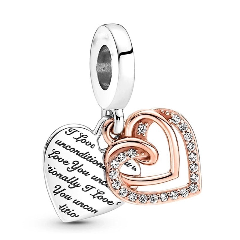 10 Pieces Cartoon Style Geometric Animal Metal Plating Inlay Rhinestones Jewelry Accessories