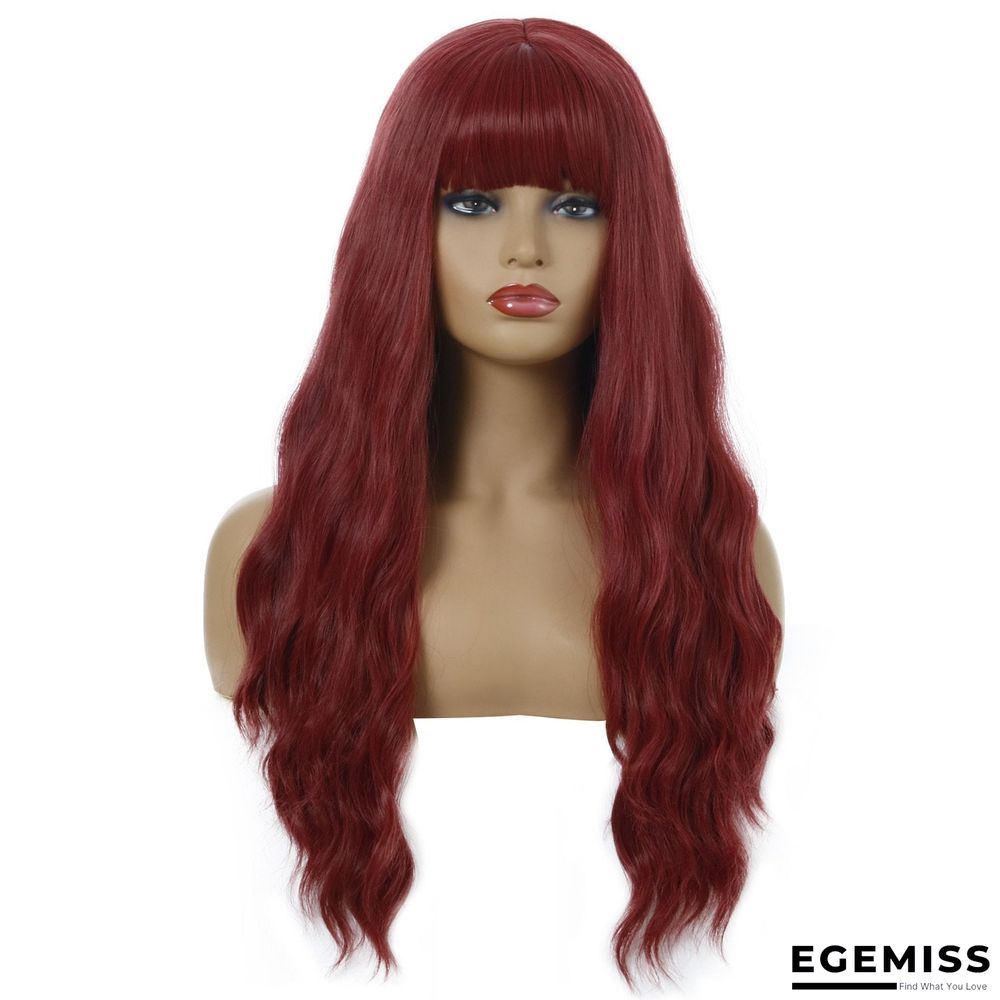 Fashion Long Curly Hair Ladies Fluffy Wavy Curly Headgear | EGEMISS