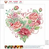 Diamond Painting-DIY Crystal Rhinestone Love Flower