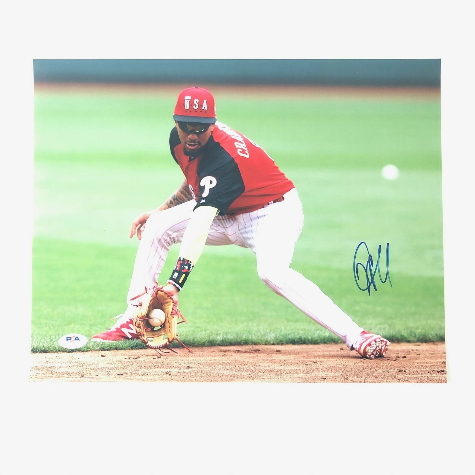 J.P. Crawford signed 11x14 Photo Poster painting PSA/DNA Seattle Mariners Autographed