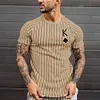 Mens Fashion Poker Print Short Sleeve T-shirt by Inlyline