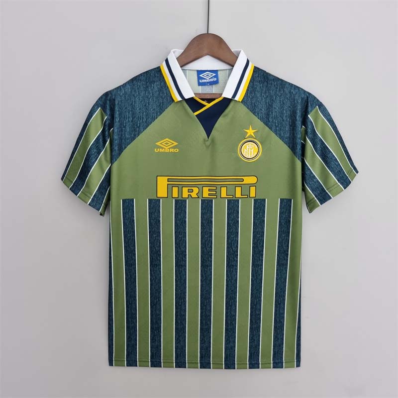 1995-1996 Retro Inter Milan Third Away Football Shirt 1:1 Thai Quality- Maxi Kit