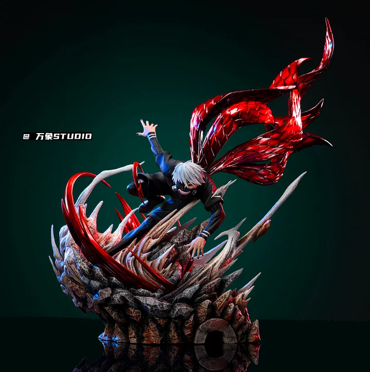 遥斗BW-Studioカネキ BW Studio 1/6 Tokyo Ghoul Kaneki Ken Resin Painted Statue IN