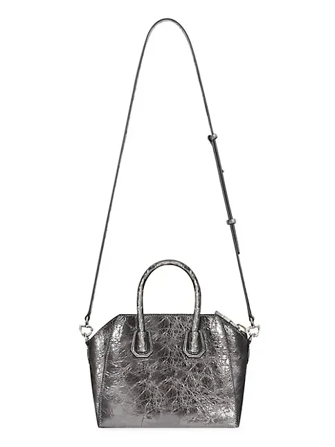 Givenchy Mini Antigona Bag In Laminated Leather