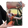Pin Up Girl Car - Metal Tin Signs(8*12Inch/12*16Inch)