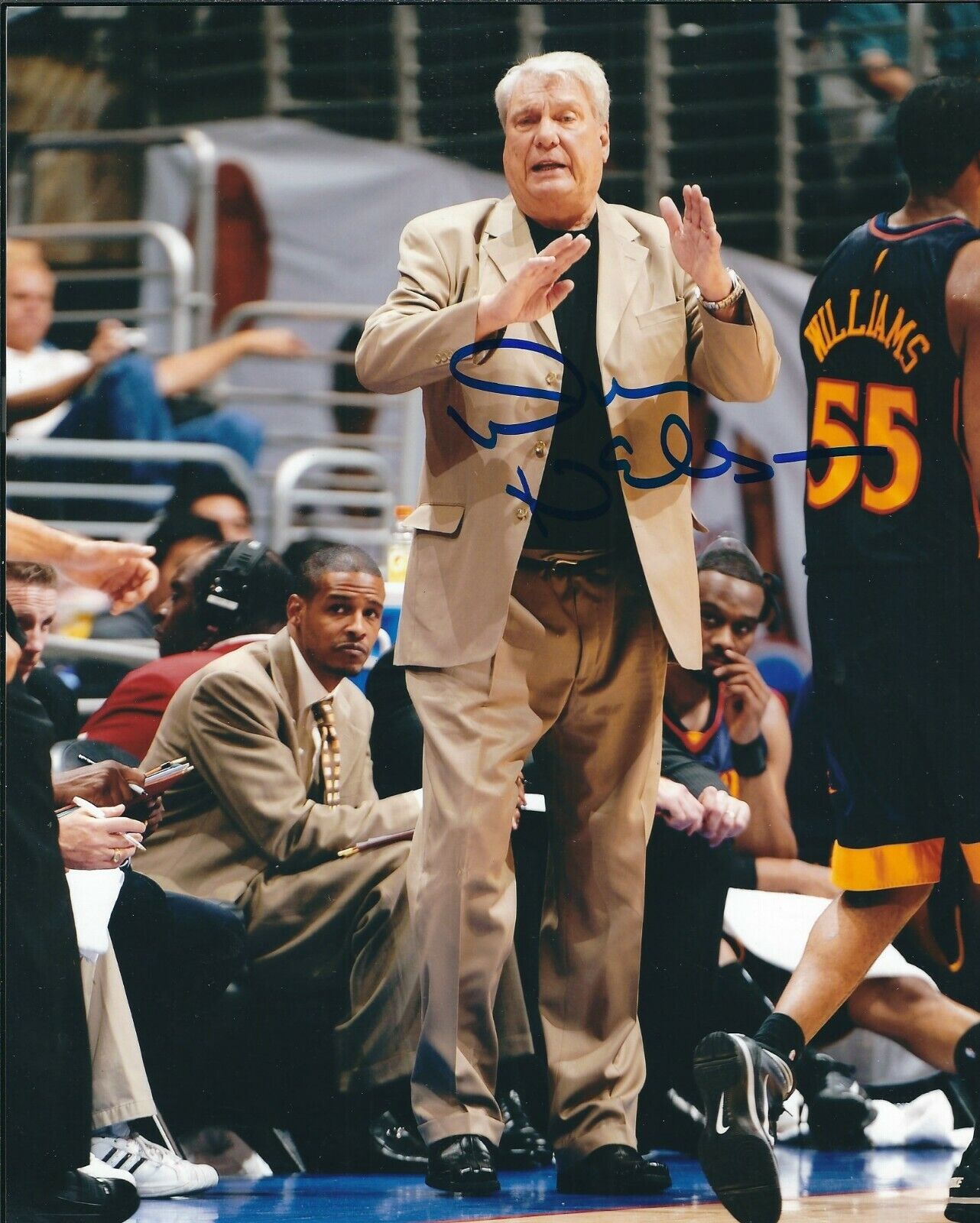 Signed 8x10 DON NELSON Golden State Warriors Autographed Photo Poster painting w/COA