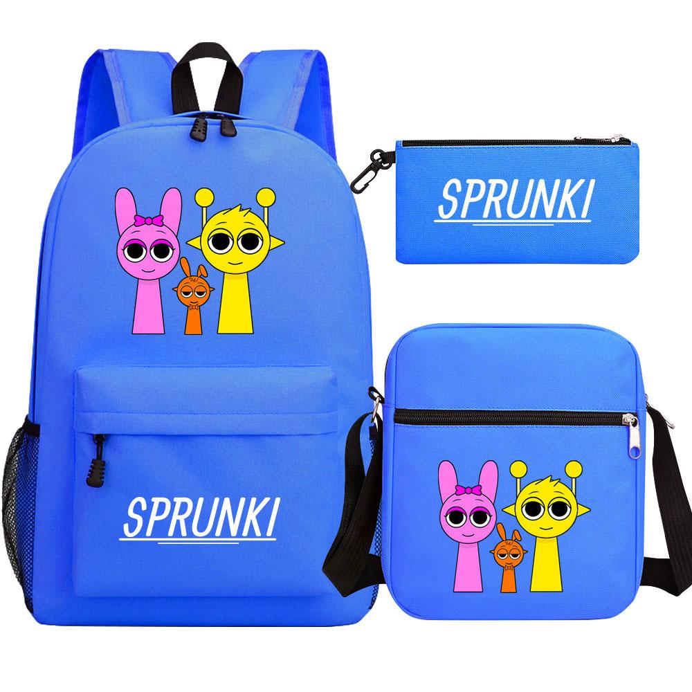 Mayoulove Sprunki Backpack Lightweight Design with Multiple Pockets for School and Travel-Mayoulove