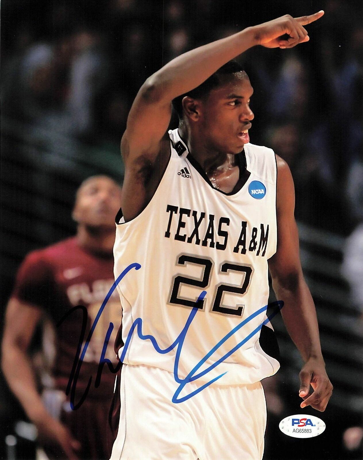 Khris Middleton signed 8x10 Photo Poster painting PSA/DNA Texas A&M Autographed