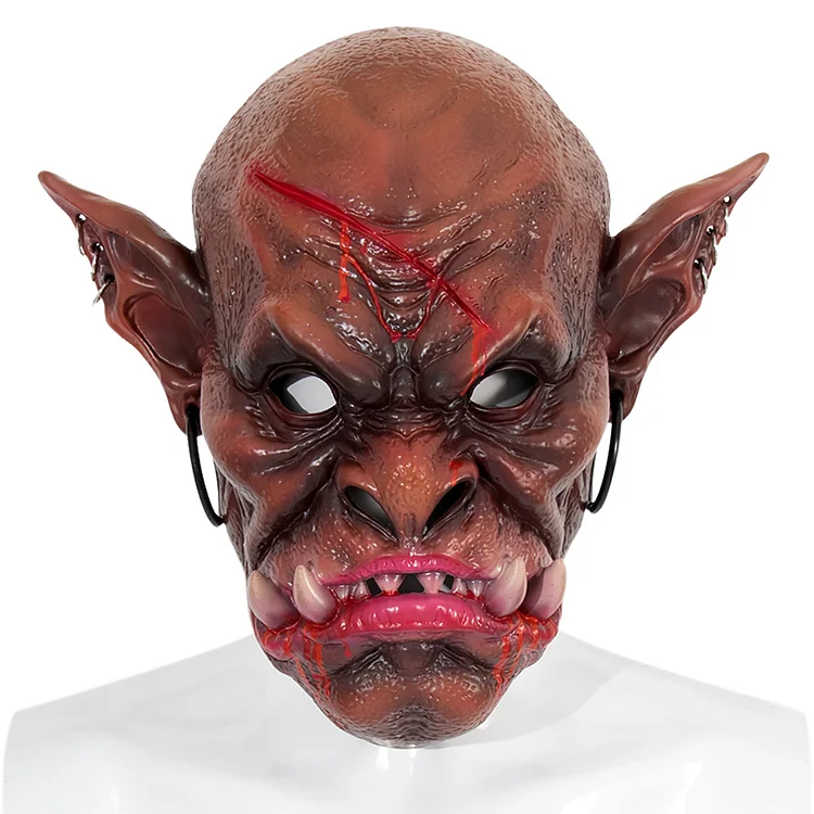 Horror Halloween Scary Monster Bloody Mask Cosplay Latex Masks Helmet Masquerade Accessories Party Props 