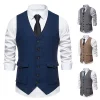 Men's Vintage Single Breasted Suit Vest