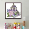 Spring Of Flowers And Lanterns - 14CT Stamped Cross Stitch 38*37cm/14.96*14.57in