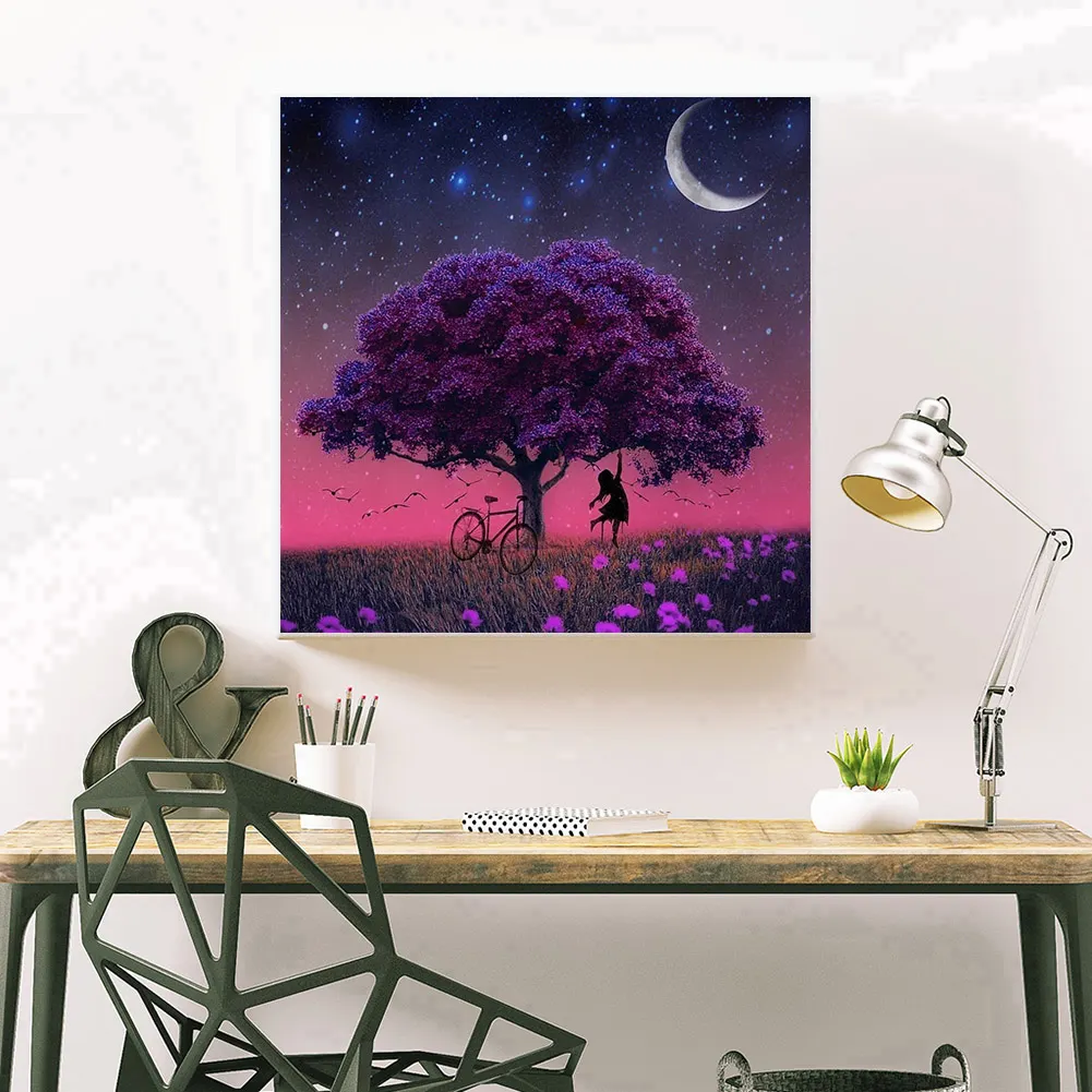 Full Round Diamond Painting 30*30cm - Tree