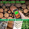 2Pin Wood Digital Moisture Meter W/ Backlit LCD Ygrometer for Wood Wall Firewall