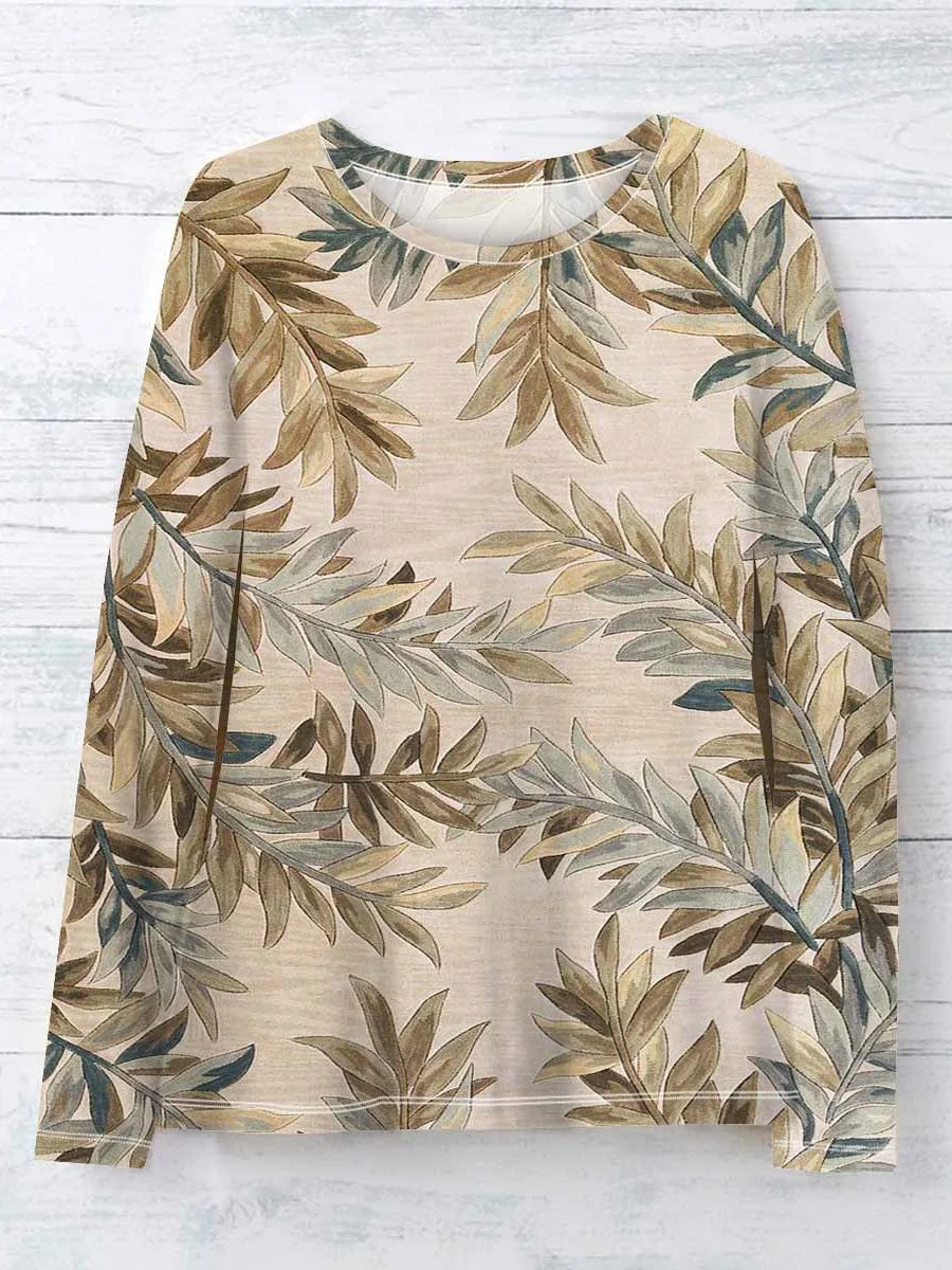 Women Long Sleeve High Quality Loose Soft Top Blouse