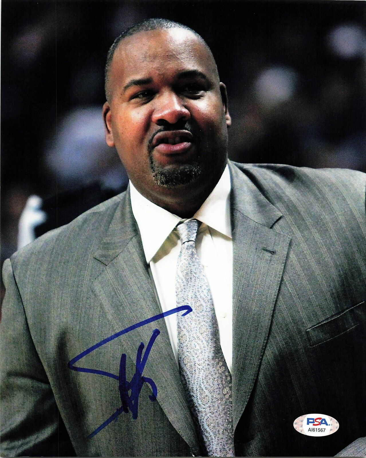 STACEY KING signed 8x10 Photo Poster painting PSA/DNA Chicago Bulls Autographed