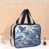 DIY Bluebird Diamond Painting Bling Strass Make-up Tasche große Aufbewahrungstasche