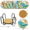 8pcs DIY Diamond Painting Sea Life Coasters