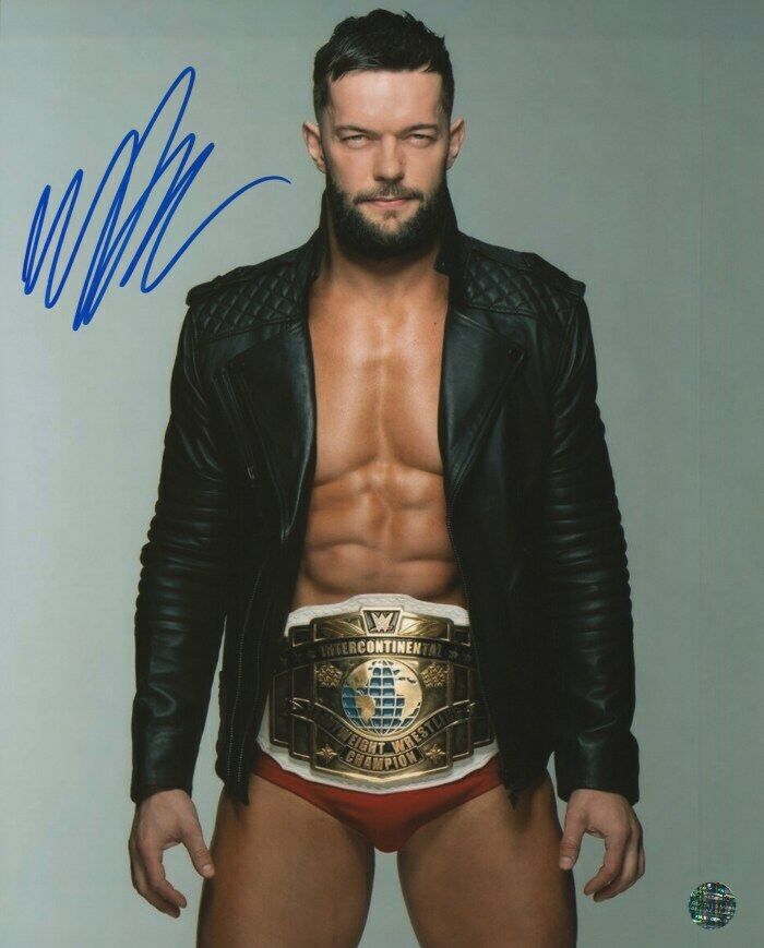 FINN BALOR - WWE Autographed Original 8x10 Photo Poster painting LOA TTM