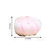 10 Pack | 3" Blush Rose Gold Artificial Silk DIY Craft Peony Flower Heads