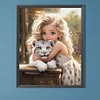 uk.everydayedeals (Limited Stock)Diamond Painting - Full Round - Sweet Cool Girl(40*50cm)